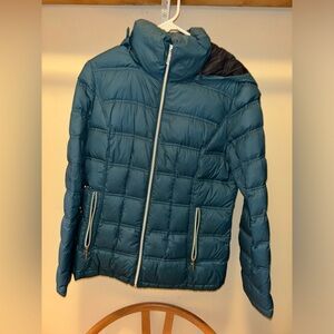Michael Kors packable down zip up jacket